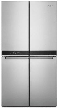 The Whirlpool WRQA59CNKZ refrigerator is a sleek and spacious appliance that keeps your food fresh and organized with customizable storage options.