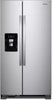 low priced refrigerator on sale in st louis:Whirlpool 36-inch Wide Side-by-Side Refrigerator - 25 cu. ft. (WRS325SDHZ