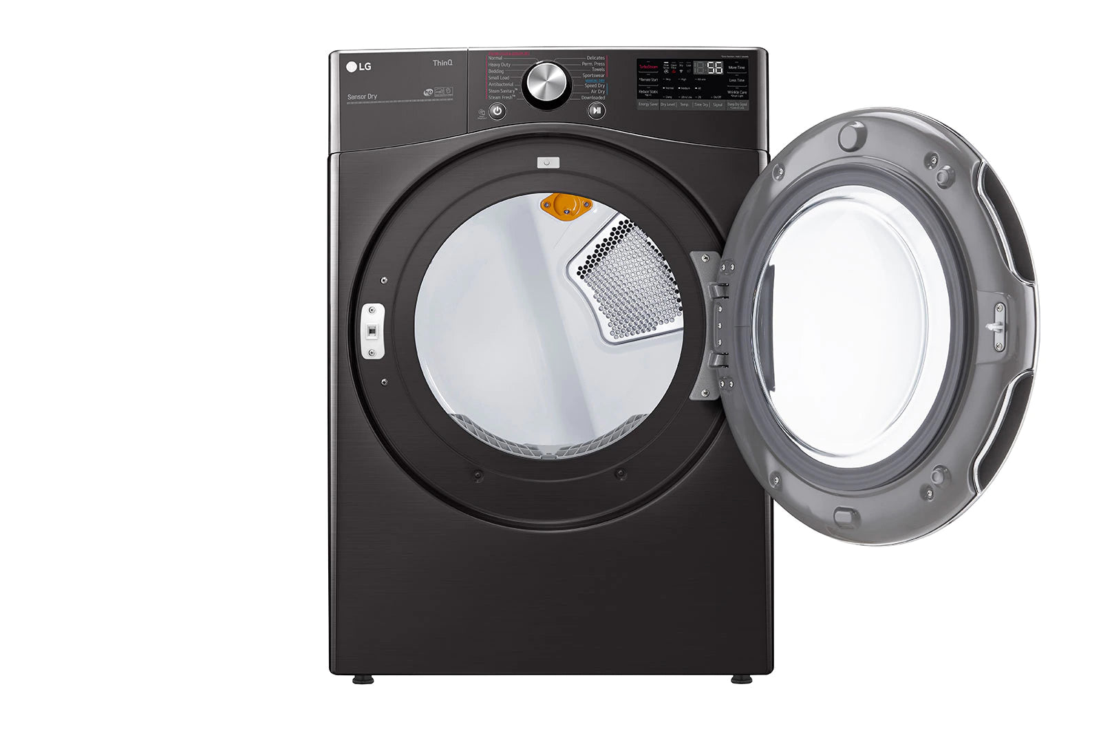 LG 7.4 cu. ft. Ultra Large Capacity Smart wi-fi Enabled Front Load Electric Dryer with TurboSteam™ and Built-In Intelligence (DLEX4200B)